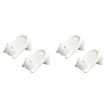 4X Cartoon Cat Soap Box Cute Plastic Soap Draining Holder Decorative Soap Storage Rack Household Bathroom Accessories