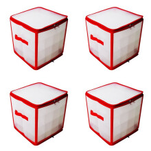 4X Baubles Storage Box Christmas Balls Storage Xmas Tree Decorations Organizer Bauble Storage Divider Toys Storage Box