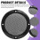 2\" Black Speaker Grill Cover Replacement 8