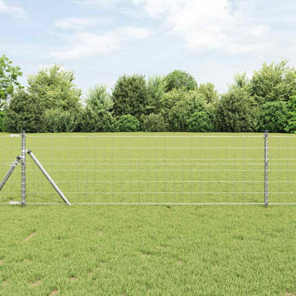 Vidaxl Euro Fence 0.4 X 50 M Pvc-Coated Iron