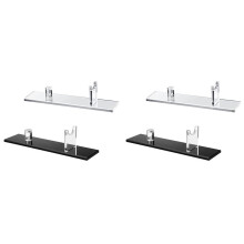 4 Pcs Acrylic Knife Display Stand Fixed Blade Knife Collection Display Stand Holder for Single Knife Wide Display Stand