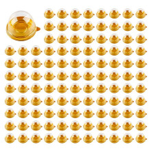 300 STÜCKE Durchsichtiger Kunststoff Cupcake Box Runde Cupcake Mondkuchen Dessert Behälter Box Kekse Muffins Kuppel Box
