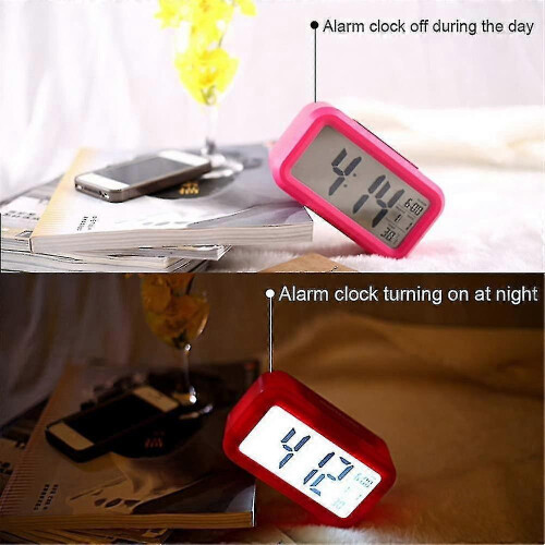 Alarm Clock Led Digital Alarm Clock Large Display Snooze Night Light Battery 1