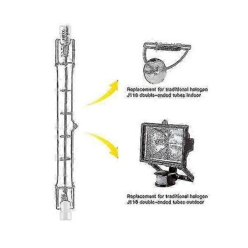 Λάμπα αλογόνου R7s 118mm 200w 230v ράβδος αλογόνου Λάμπα αλογόνου R7s Λάμπα 2