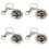 4X Bag Holder Bag Hangers Bag Hook Butterfly Model with Keychain 1