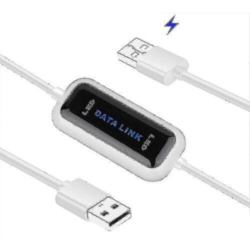 Direct Pc To Pc Two Computer File Transfer Sync Data Link Usb Cable Easy Copy Fh 2