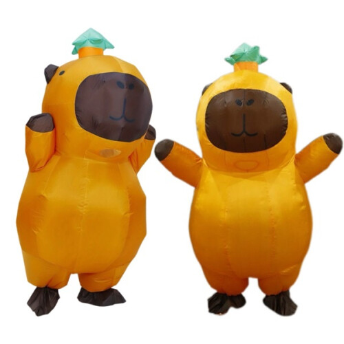 Déguisement de capybara gonflable, pour adulte