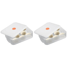2X Pizza Dough Proofing Box, Stackable Pizza Dough Container W/Lid , Bread Fermentation Storage Boxes, Dough Rising Box