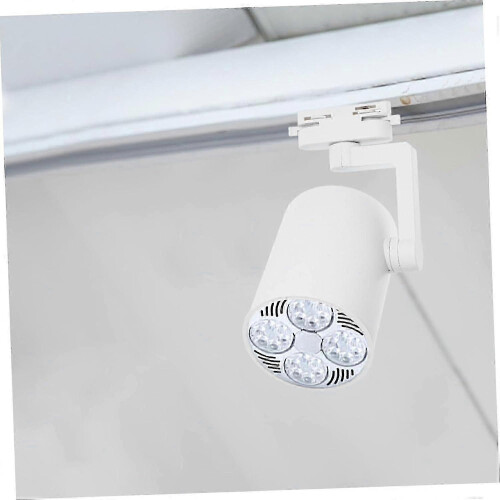 Adjustable White LED Track Ceiling Spotlight Single Pendant CRI Lighting 1