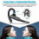 Trucker Trådløst Bluetooth 5.1 Ørestykke Headset Dobbelt Mikrofon Ørepropper Støjreducerende 3