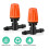200 Pcs Three-Way Atomizing Nozzle, Adjustable Mist Nozzles, Drip Irrigation Emitters, Greenhouse Watering System 2