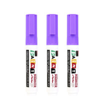 3 Stück Grabstein-Restaurierungs-Lackstift für-Lila 8mm