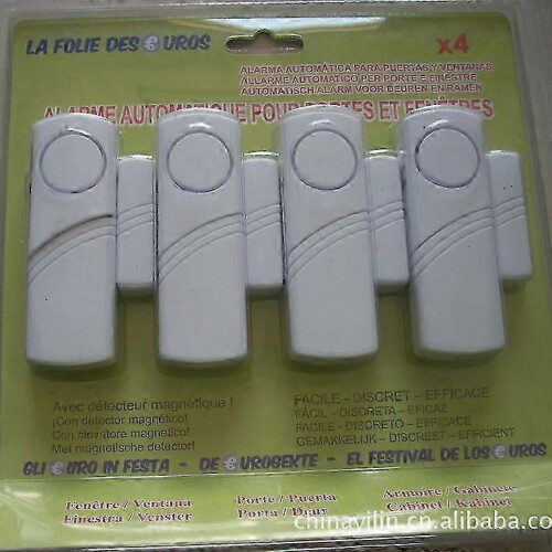Battery-Powered Door Window Alarm Card 1