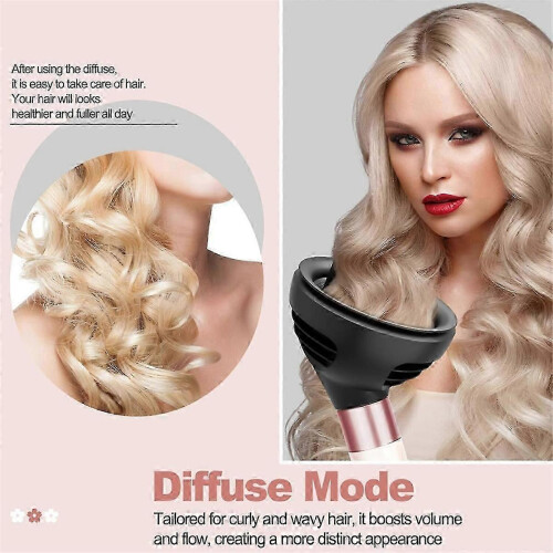 Διαχύτης Wave Curl σε μαύρο χρώμα και εξάρτημα στεγνωτηρίου προ-styling γι 2