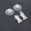 10 PCS 47mm Clear Plastic Wall Suction Cup Clip Clamp 7