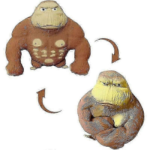 Squishy Monkey Legetøj, Stresslindrende Legetøj til Børn og Voksne Gaver til Børn 1