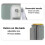 Chauffe-biberon portable USB, charge rapide et chauffage précis, vert 5