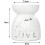3X Ceramic Diffuser Candle Burner Ceramic Burning Essential Oils Diffusers Aromatic Lamp -Love 5
