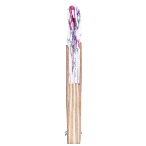 3X Bamboo Flower Printed Japanese Style Foldable Hand Held Fan Gift Decor 1