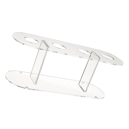 3pcs Acrylic 4-Hole Double Layer Ice Cream Cone Stand 2