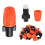 180 Pcs Micro-Spray Adjustable Flow Irrigation Drippers, Garden Adjustable Sprinkler Drip Irrigation Misting Drip Kit 2
