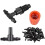 180 Pcs Micro-Spray Adjustable Flow Irrigation Drippers, Garden Adjustable Sprinkler Drip Irrigation Misting Drip Kit 4