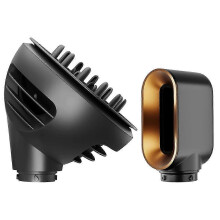 Wave Curl Diffusor Schwarz und Vorstyling-Trockneraufsatz für Dyson Airwrap zur Verbesserung der Lockendefinition