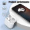 Earphone Charger Case for 3 Charging Case 450Mah Wireless Charging Case Bluetooth Sync Quick-Pairing Button 3