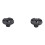 20 pcs Plastic Rivets for Clip Screw Type Fastener, Black 8
