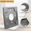-Host Display Back VESA Mounting Mount Bracket Replacement Part for HTPC -Host Computer Accessories 5