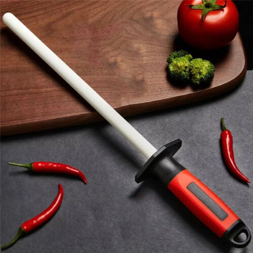 10Inch Sharpening Rod Ceramic Sharpener Sharpening Steel Quickly Sharpening System Professional Kitchen Tool 1