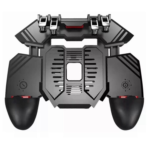 Professioneller, präziser Mobile-Game-Controller mit 6-Finger-Bedienung und Kühlventilator