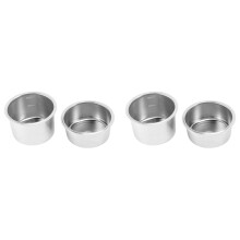 4 Packungen mit 51 mm 2/4-Tassenfiltern, Bodenloser Siebträger-Ersatzfilterkorb für Kaffee, für EC680 EC685