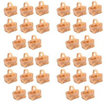32PCS Woven Baskets with Handles for Party Favors Crafts Decor Photo Prop
