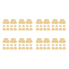 80 Pezzi Spaventapasseri Kit di Paglia Spaventapasseri di Carta Accessori per il Collo Braccia e Caviglie per L'Accessorio di Partito