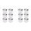 12 Pack 700Ml Kitchen Food Storage Box Organizer Container Set Vacuum Lid Seal Clear Square 1