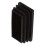 Plastic Rectangle Tube Inserts End Blanking Cap 25X50mm 60 Pcs Black 4
