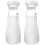 Set Grembiule E Cappello Da Cuoco 48 Pezzi, Grembiule Regolabile per Bambini Con Tasche (Bianco, Adatto per 2-6 Anni S) 3