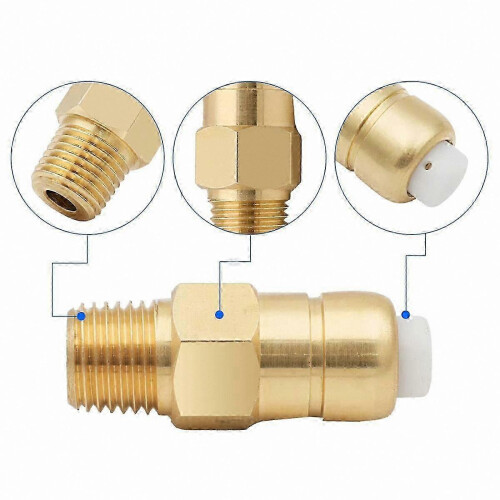 2-Pack Thermal Relief Valve, 1/4" NPT Release Valve for Pressure Washer Pump Protector Replacement 2