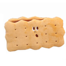 (High-value sandwich cookies) Cute Plush Pencil Case for Girls, Large Capacity