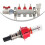 10 Pcs Underfloor Heating Manifold Flow Meter, Visual Flow Monitoring Regulator for Underfloor Heating Systems(1/2) 3