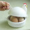 2X Chicken Shaped Microwave Eggs Boiler Cooker Kitchen Cooking Appliances,Home Tool 3