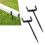 Rainwater Downspout Bracket - Heavy-Duty Adjustable Size, Rust-Proof Anchor for Pipe Support, Easy Installation (4 Pack) 2