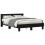 VidaXL vidaXL Bed Frame with LED Black Oak 150 x 200 cm Engineered Wood 3