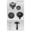 8X Atomizing Spray Plastic Bracket USB  Humidifier DIY Experiment Ultrasonic Atomization Bracket Without Atomizer 9