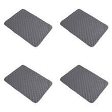 4X Cobertor Reutilizável para Fraldas Absorventes com Almofada de Urina de Cachorro Podem Ser Lavadas. Fralda Cama Pet 45x60cm