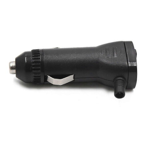 Autohaux Μαύρο 12V 24V Πρίζα Αναπτήρα Αυτοκινήτου Διακόπτης On Off Βύσμα Μετ 2