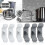 Set van 4 snoeroprollers voor keukenapparatuur, snoerorganizer, snoeroproller Tk 1