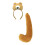 Ensemble oreilles et queue d'ours pelucheux et chauds, 2-Brun 1
