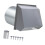 Hotte de Ventilation pour sèche-linge 4/6/8-Non. 7 4 pouces gris 1